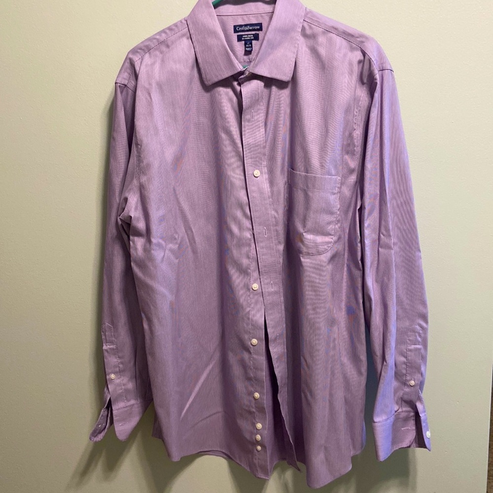 Croft & Barrow Classic Fit Non-Iron EUC 17 - 34/35